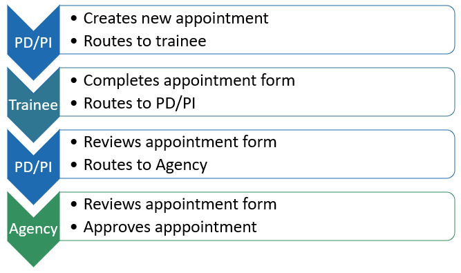 Appointment Process Flow Disagram